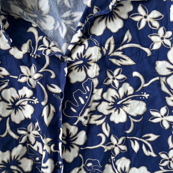 Vintage Hilo Hattie’s Hawaiian Floral Short Sleeve Button Up Shirt Size XL - Picture 5 of 9